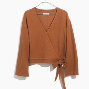 Madewell texture & thread wrap top